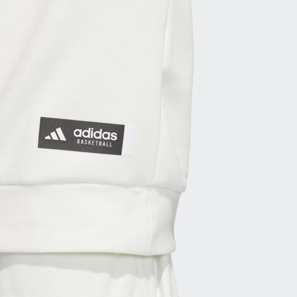 Sweat à Capuche Adidas Légendes Blanc