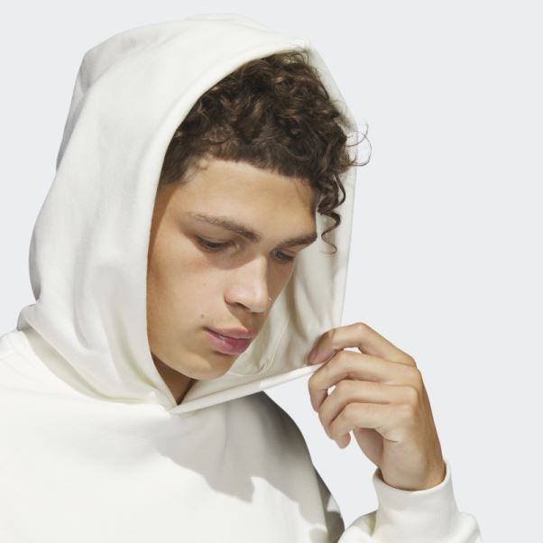Sweat à Capuche Adidas Légendes Blanc