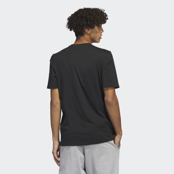 T-shirt Graphique à Manches Courtes élégant Futur Icônes Adidas Noir