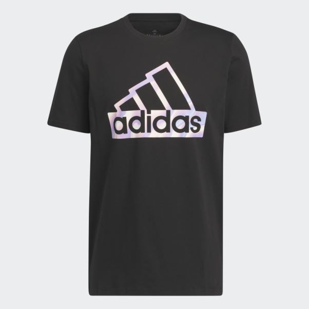 T-shirt Graphique à Manches Courtes élégant Futur Icônes Adidas Noir