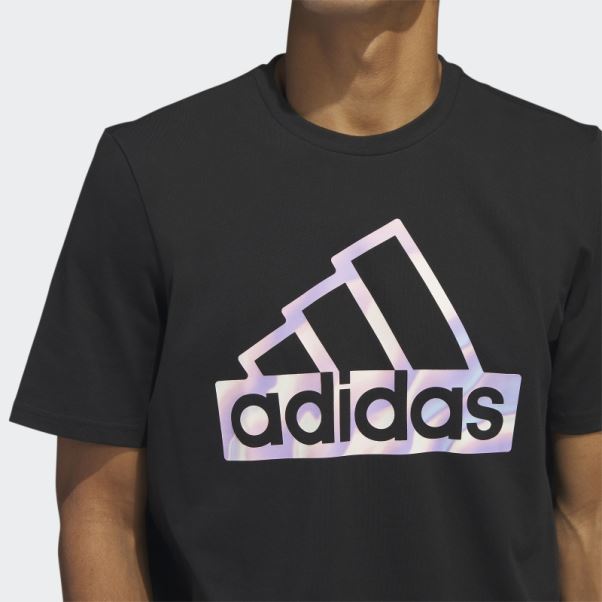 T-shirt Graphique à Manches Courtes élégant Futur Icônes Adidas Noir