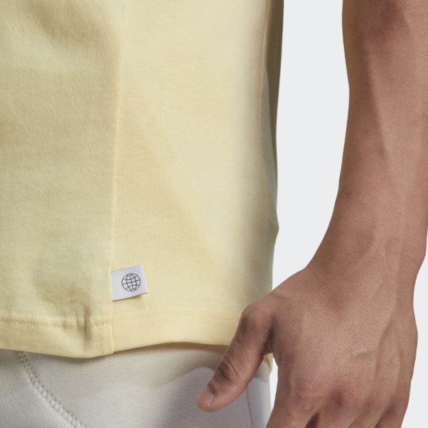 T-shirt Adidas Studio Lounge Jaune