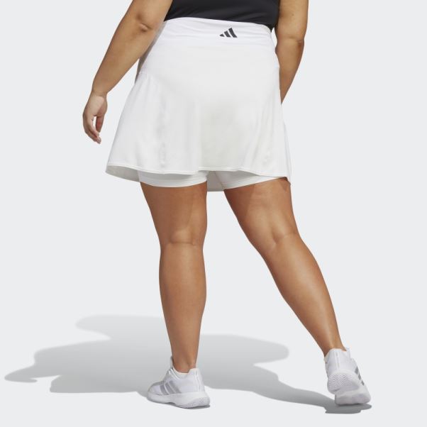 Jupe De Match De Tennis Adidas Blanche (taille Plus)