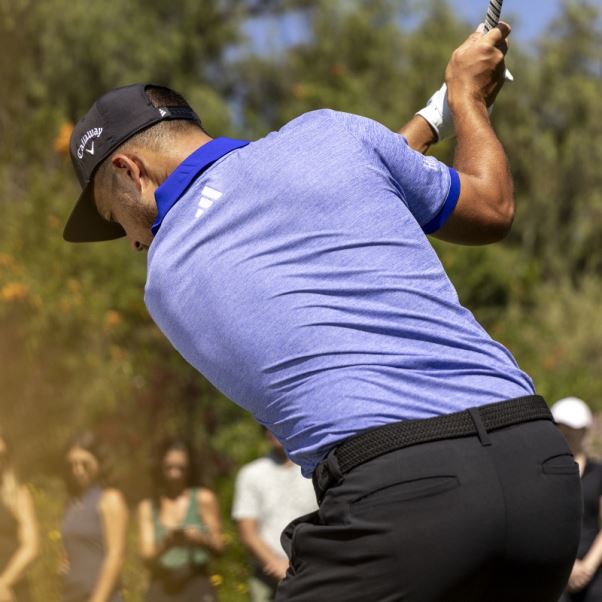Polo De Golf Invisible Adidas Ultimate365 Bleu