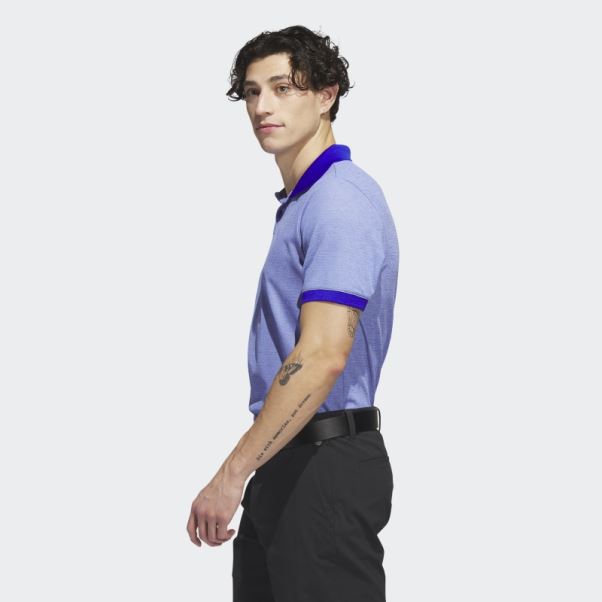 Polo De Golf Invisible Adidas Ultimate365 Bleu