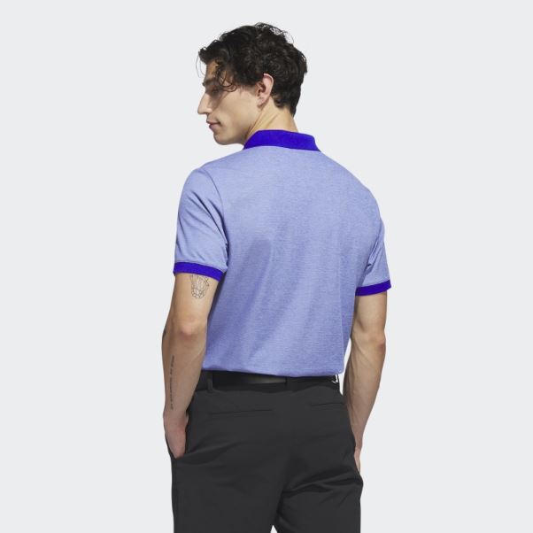 Polo De Golf Invisible Adidas Ultimate365 Bleu