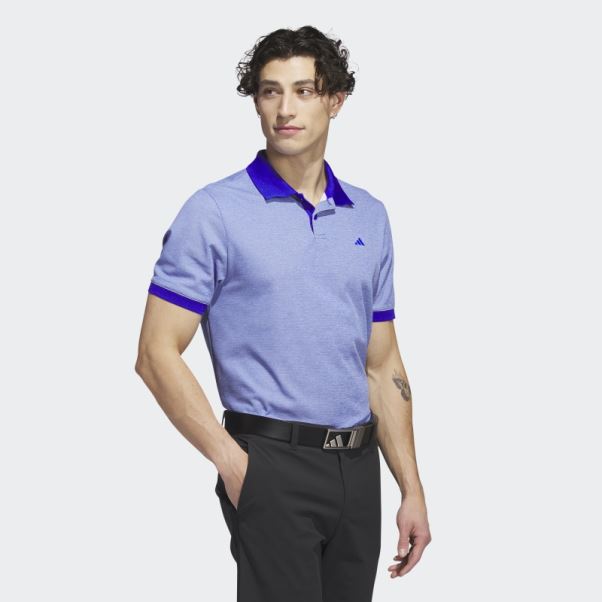 Polo De Golf Invisible Adidas Ultimate365 Bleu
