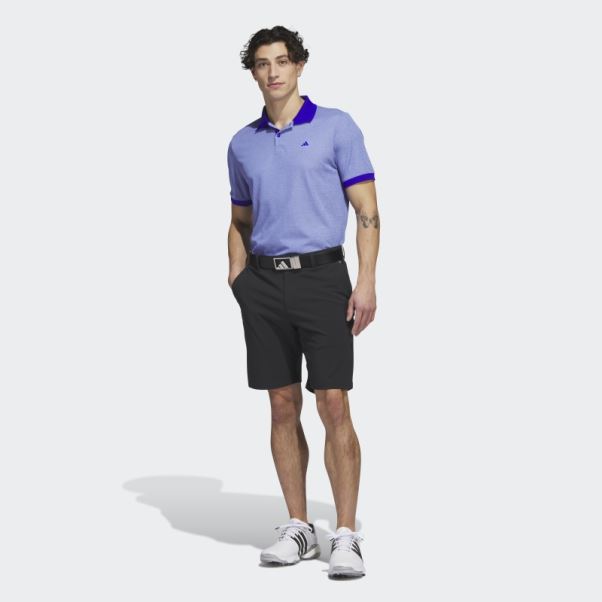 Polo De Golf Invisible Adidas Ultimate365 Bleu