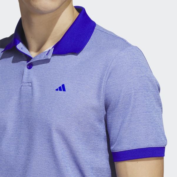 Polo De Golf Invisible Adidas Ultimate365 Bleu