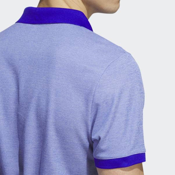 Polo De Golf Invisible Adidas Ultimate365 Bleu
