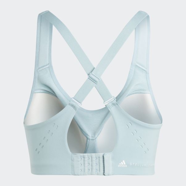 Adidas By Stella Mccartney Truepace Soutien-gorge De Sport à Maintien élevé Gris Cendré