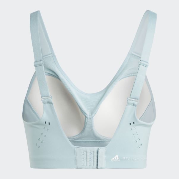 Adidas By Stella Mccartney Truepace Soutien-gorge De Sport à Maintien élevé Gris Cendré