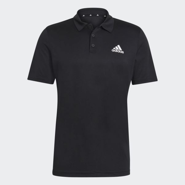 Aeroready Conçu Pour Déplacer Le Polo De Sport Noir Adidas