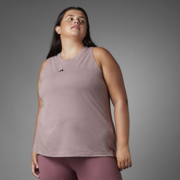 Authentique Balance Yoga Débardeur (grande Taille) Violet Adidas