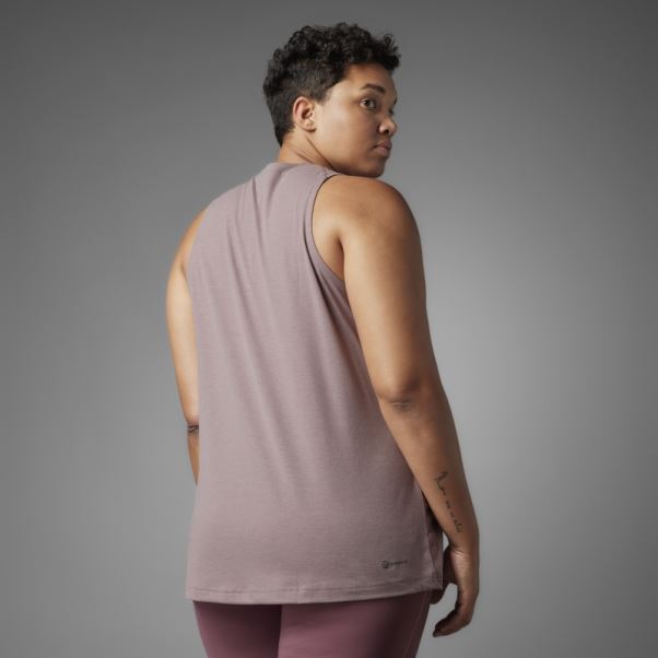 Authentique Balance Yoga Débardeur (grande Taille) Violet Adidas