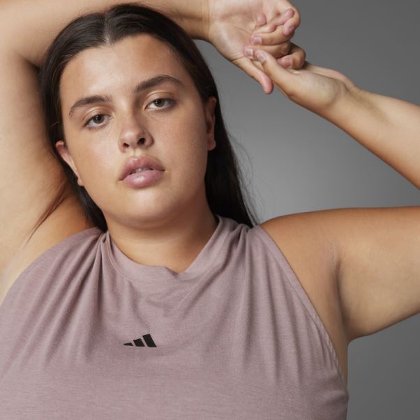 Authentique Balance Yoga Débardeur (grande Taille) Violet Adidas