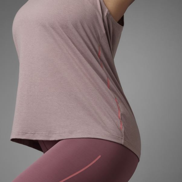Authentique Balance Yoga Débardeur (grande Taille) Violet Adidas