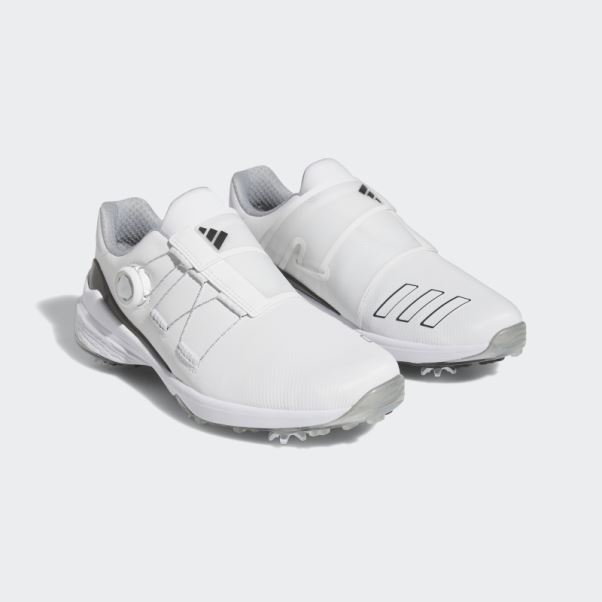 Chaussure De Golf Adidas Zg23 Boa Blanche