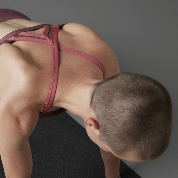 Soutien-gorge De Yoga à Maintien Léger Authentique Balance Adidas Bordeaux