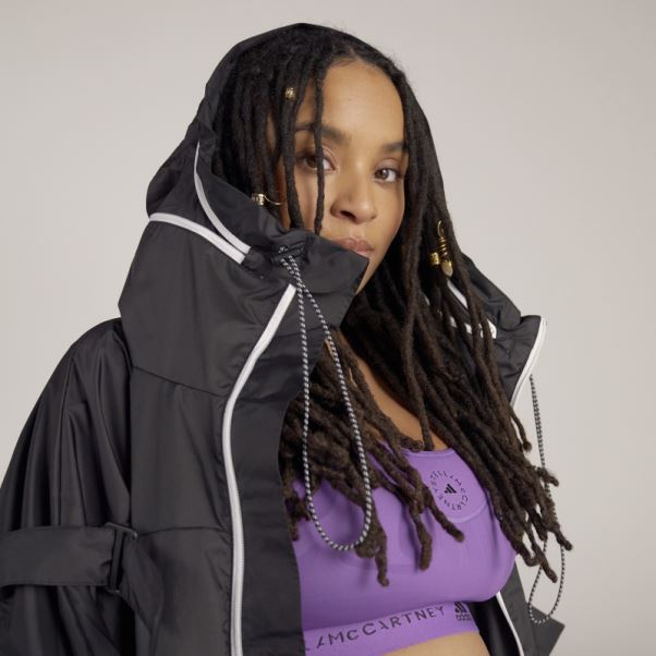 Parka Longue Adidas By Stella Mccartney Noire