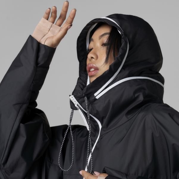 Parka Longue Adidas By Stella Mccartney Noire