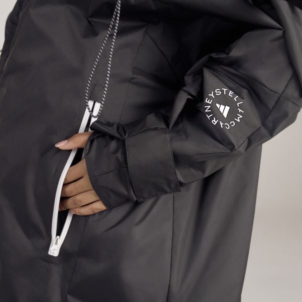 Parka Longue Adidas By Stella Mccartney Noire