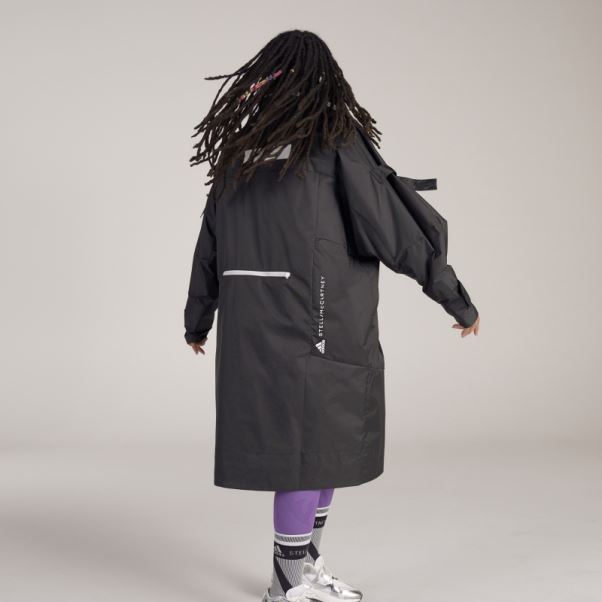 Parka Longue Adidas By Stella Mccartney Noire