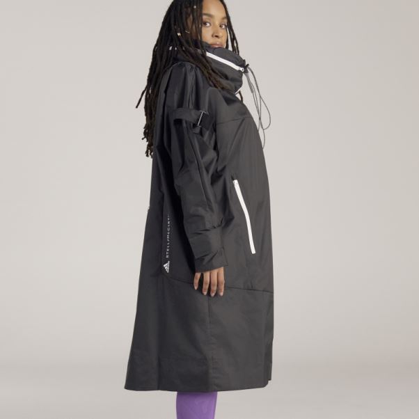 Parka Longue Adidas By Stella Mccartney Noire