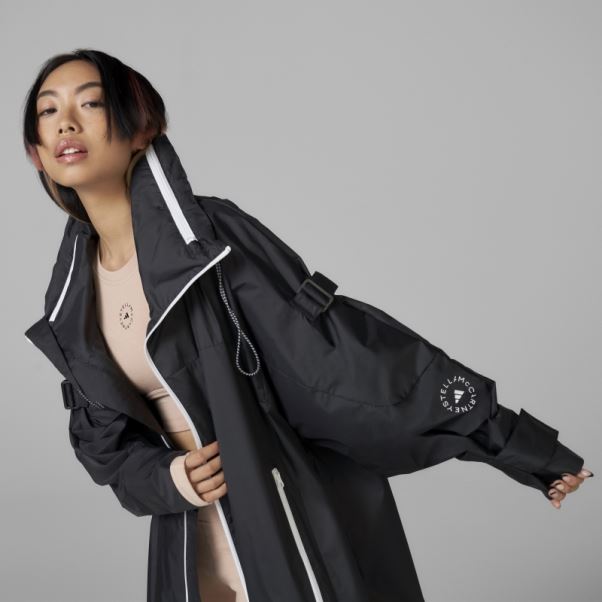 Parka Longue Adidas By Stella Mccartney Noire