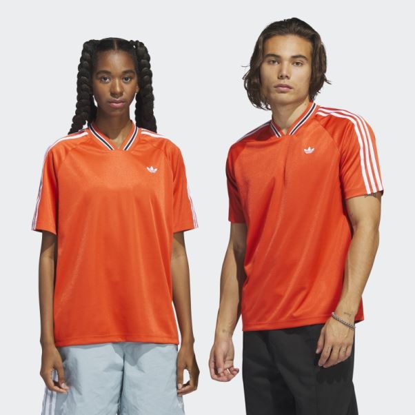 Maillot à Chevrons Adidas Rouge (sans Genre)