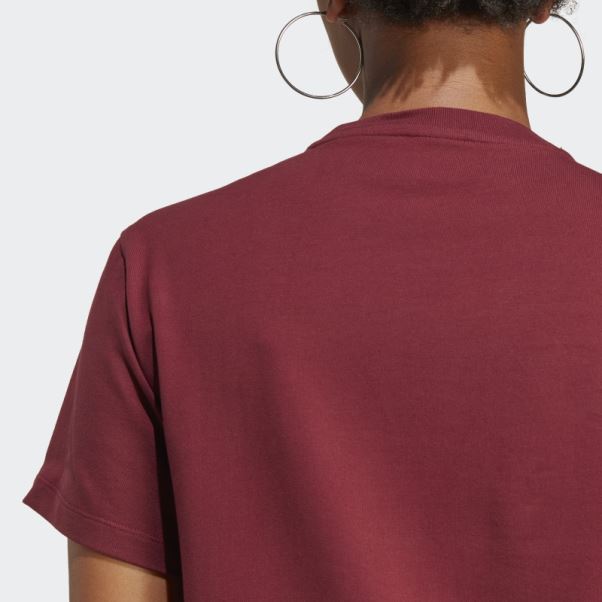 Tee Shirt Adidas Adicolor Classics Trefoil Rouge