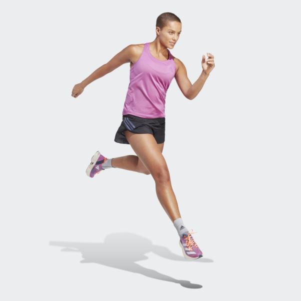 Lilas Parley Adizero Run Débardeur Adidas