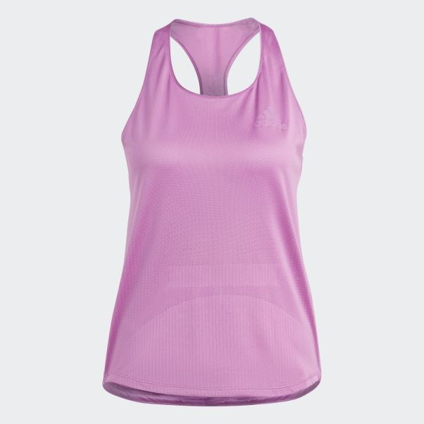 Lilas Parley Adizero Run Débardeur Adidas