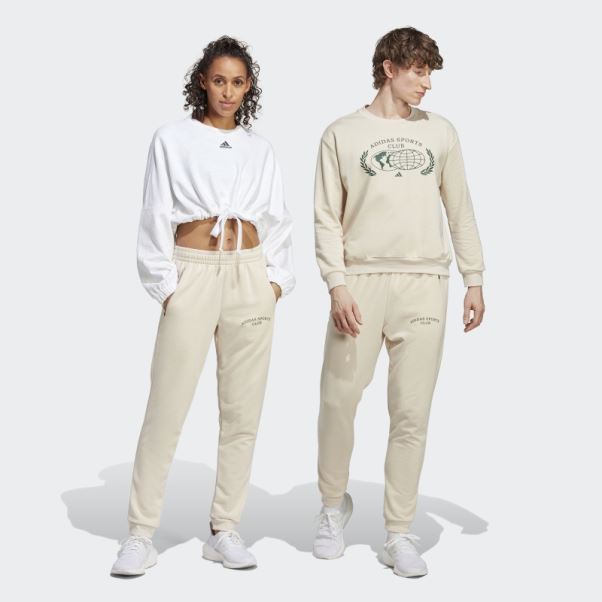 Pantalon De Club De Sport En Lin Adidas élégant