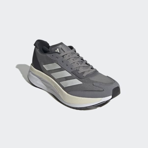 Chaussures De Course Adizero Boston 11 Gris Adidas