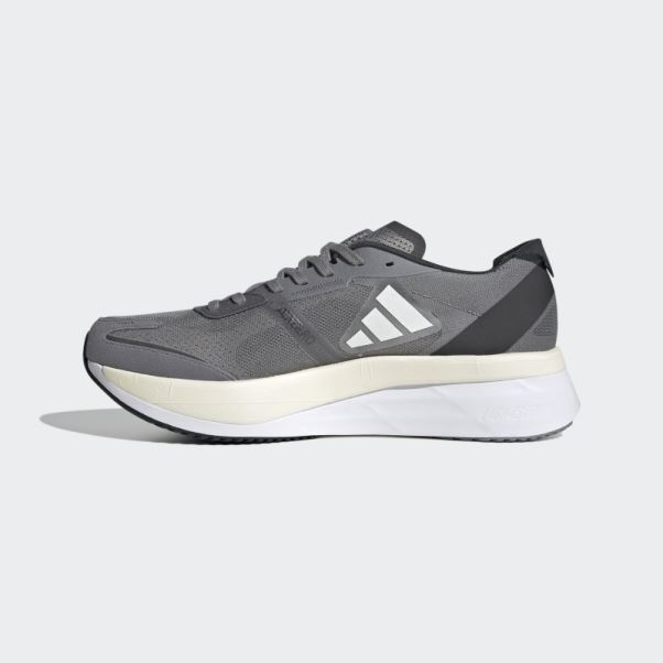 Chaussures De Course Adizero Boston 11 Gris Adidas