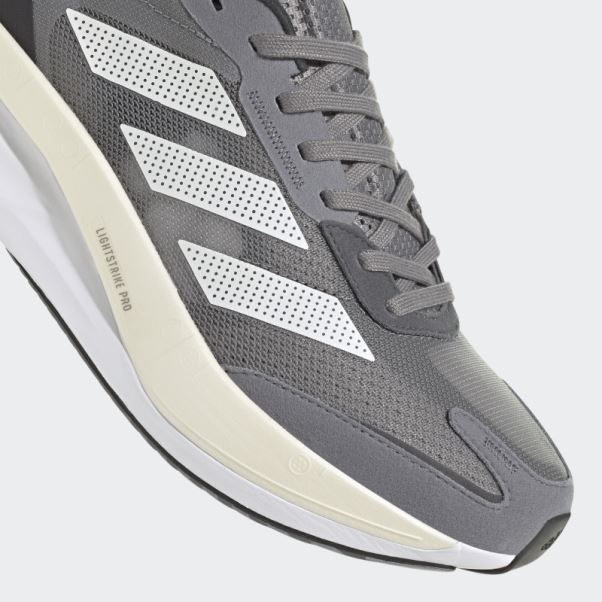 Chaussures De Course Adizero Boston 11 Gris Adidas