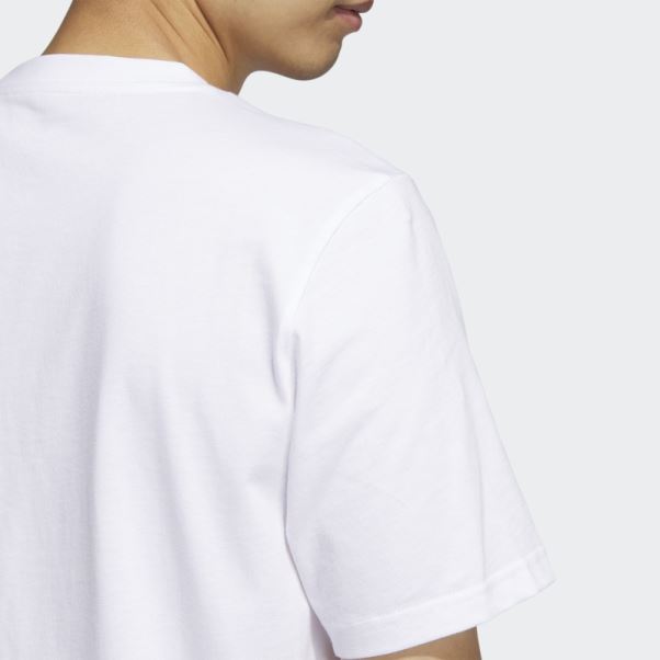 Tee Shirt Camo Manches Courtes Adidas Blanc