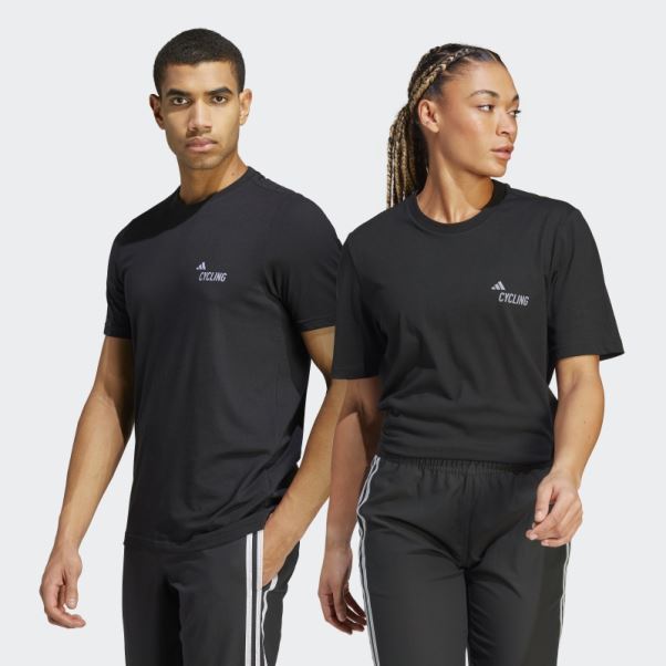 T-shirt Graphique De Cyclisme (neutre) Noir Adidas