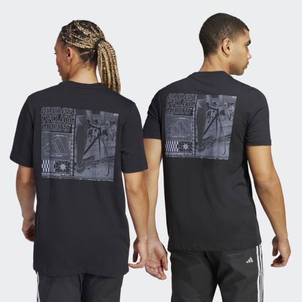 T-shirt Graphique De Cyclisme (neutre) Noir Adidas