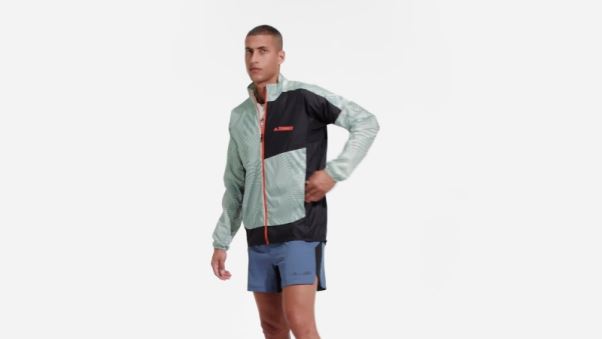 Adidas Terrex Trail Running Coupe Vent Imprimé Gris