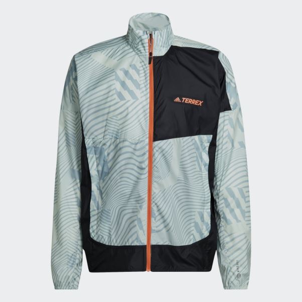 Adidas Terrex Trail Running Coupe Vent Imprimé Gris