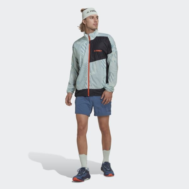 Adidas Terrex Trail Running Coupe Vent Imprimé Gris
