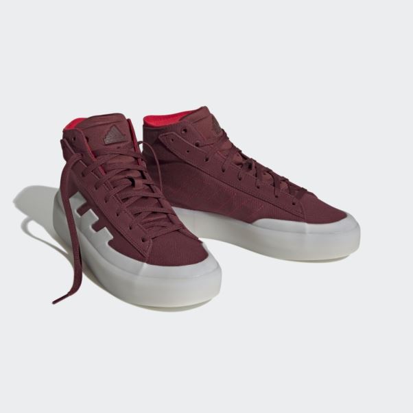 Znsored Hi Chaussures Adidas Rouge