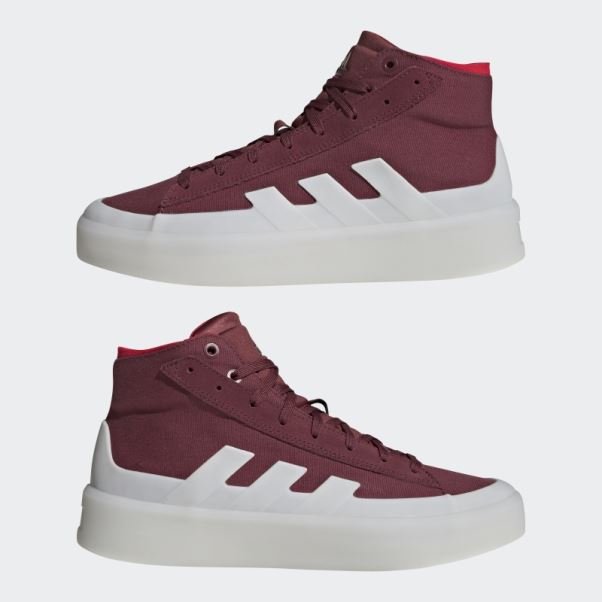 Znsored Hi Chaussures Adidas Rouge