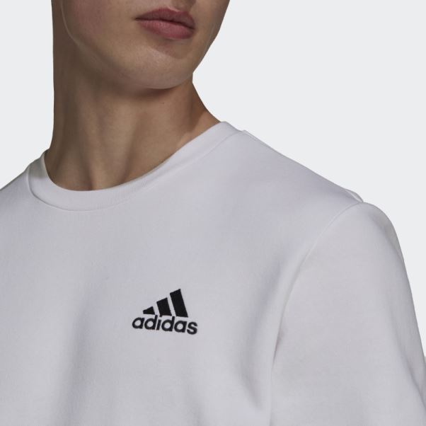 Sweat Polaire Essentials Blanc Adidas
