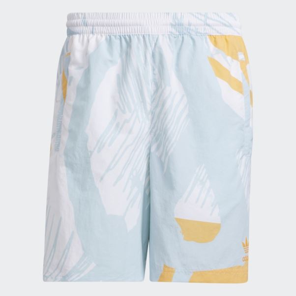 Short Imprimé Adiplay Teinte Ciel Adidas