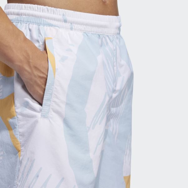 Short Imprimé Adiplay Teinte Ciel Adidas