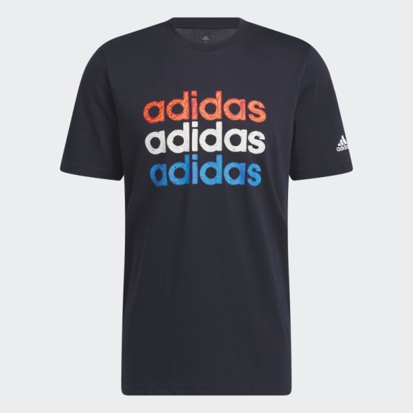 Encre Adidas Multi Linear Sportswear Graphique Tee (manches Courtes)