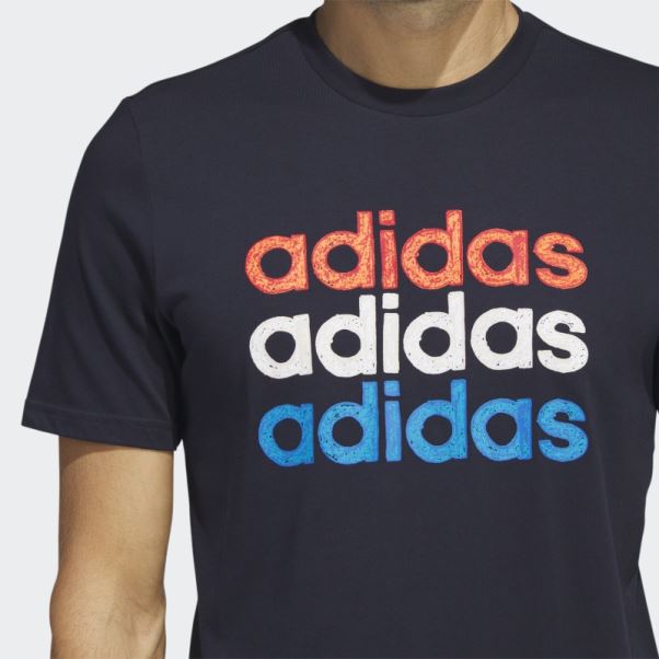 Encre Adidas Multi Linear Sportswear Graphique Tee (manches Courtes)
